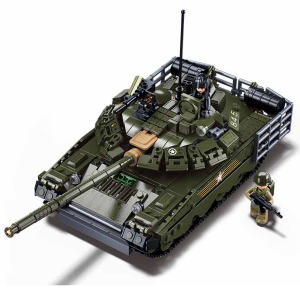 Конструктор SLUBAN Основной боевой танк T-80BVMs, 1:35, 768 деталей