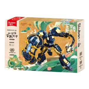 Конструктор детский SLUBAN Робот-Чёрная черепаха, 685 деталей