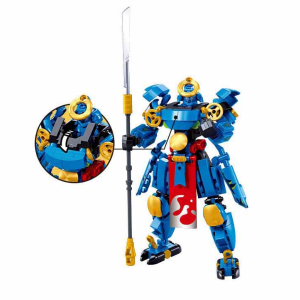 Конструктор детский SLUBAN Робот-Синий самурай, 230 деталей