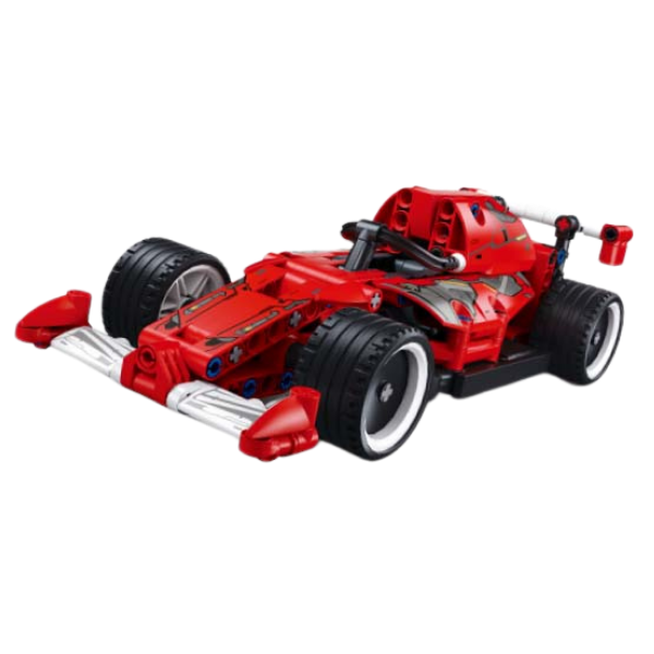 Конструктор детский SLUBAN Гоночная машина Формулы-1, 210 деталей