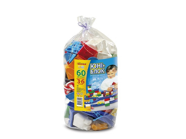 Конструктор Юни-блок 15394, 60 деталей