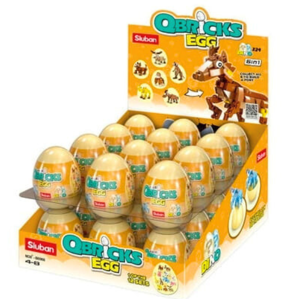 Конструктор-сюрприз SLUBAN Bricks egg