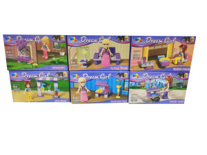 Конструктор для девочки Dream Girl 43365, от 22 деталей