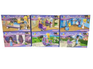 Конструктор для девочки Dream Girl 43365, от 22 деталей