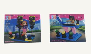 Конструктор для девочки GreatFriend 43345, от 54 деталей