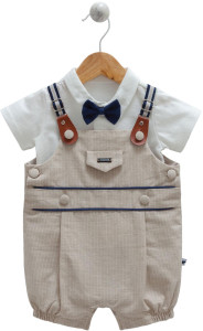 Костюм летний для мальчика Caramell, лен/хлопок, 1-12 м