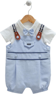Костюм летний для мальчика Caramell, лен/хлопок, 1-12 м