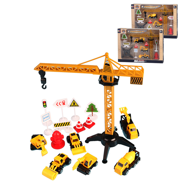 Кран металлический детский 000097, со спецтехникой
