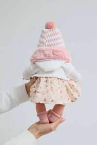 Кукла мягконабивная Llorens Lola Llorona с пустышкой, ручная работа, 38 см