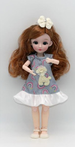 Кукла говорящая Веселая малышка, шарнирная, 30 см