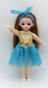 Кукла говорящая Веселая малышка, шарнирная, 30 см