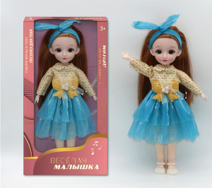 Кукла говорящая Веселая малышка, шарнирная, 30 см