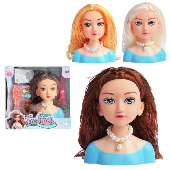Кукла-манекен Fashion для создания причесок, с аксессуарами