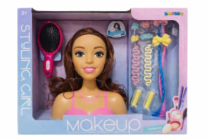 Кукла-манекен MakeUp для создания причесок, с аксессуарами