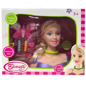 Кукла - манекен Essa Toys для причесок, с аксессуарами, 19см