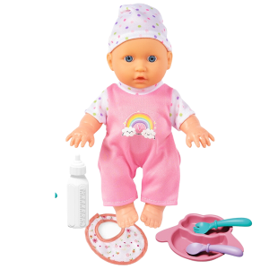 Пупс музыкальный Baby Puppe Baby Care, с аксессуарами