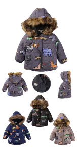 Куртка для мальчика Сафари, плащевка/велсофт, зимняя, 1-5 лет