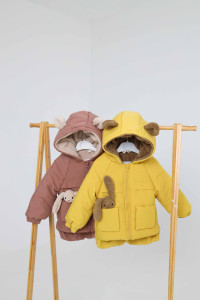 Куртка демисезонная Зайчик, плащевка/велсофт, для девочки, 1-7 лет