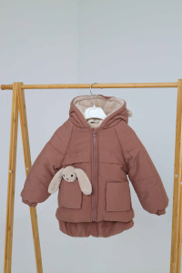 Куртка демисезонная Зайчик, плащевка/велсофт, для девочки, 1-7 лет