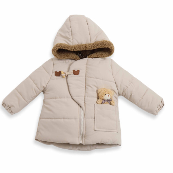 Куртка для мальчика Мишка, плащевка/велсофт, еврозима, 2-7 лет