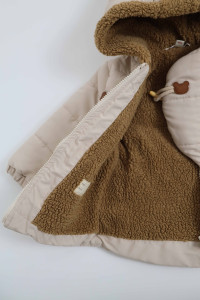 Куртка для мальчика Мишка, плащевка/велсофт, еврозима, 2-7 лет