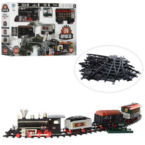 Железная дорога Limo Toy 701831 R/YY 127, со звуком, светом и дымом