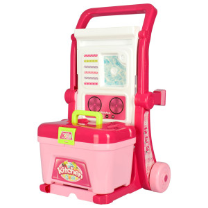 Игровой набор Limo Toy Кухня 008-927, в чемодане, на тележке