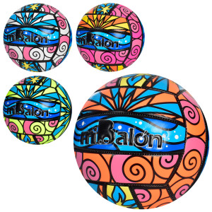 Мяч волейбольный miBalon MS 3472 Узоры, официальный размер, ПУ
