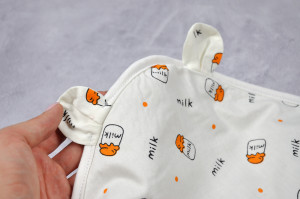 Полотенце - уголок для купания MagBaby Мишка, с варежкой, 100% хлопок, 76 х 83 см