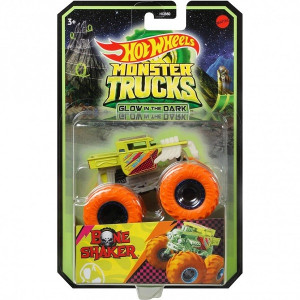 Машинка Hot Wheels, светящийся в темноте Monster Trucks, металл, 1:64