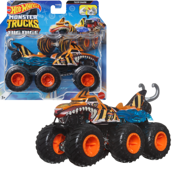 Машинка Hot Wheels  Big Monster Trucks, металл, 1:64