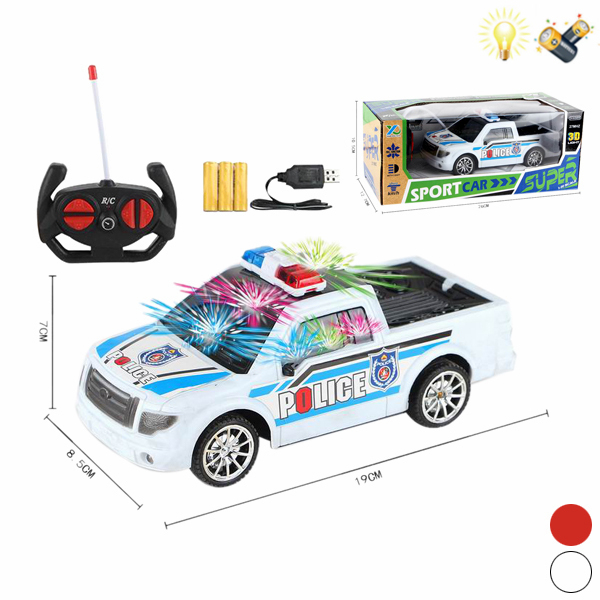 Машина Полиция 42760, на радиоуправлении, со светом, 17 см