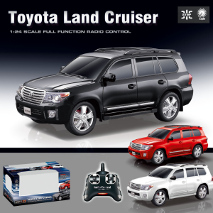 Машинка с радиоуправлением Toyota Land Cruiser, длина 21 см