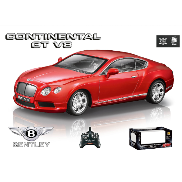 Машинка на радиоуправлении Bentley GT V8, длина 20 см