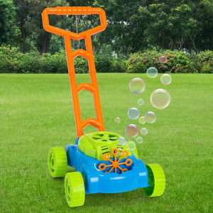 Каталка с мыльными пузырями Bubble World Газонокосилка 005