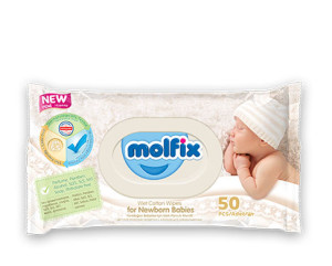 Салфетки мягкие Molfix Cotton, влажные, с клапаном, 50 шт.