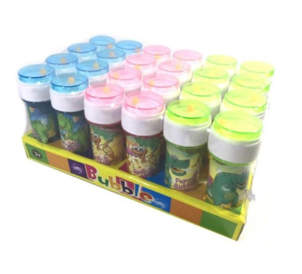 Мыльные пузыри Essa Toys QS-31P Динозавры, с лабиринтом, 50мл