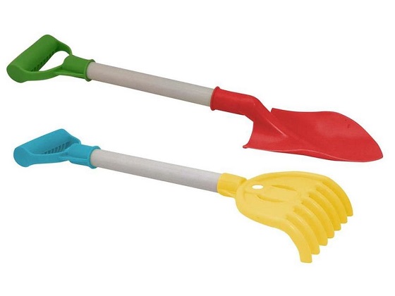 Набор для песочницы BEST TOYS 45464, грабли и лопата