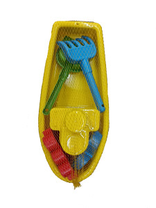 Набор для песочницы Best Toys Лодка, 5 предметов