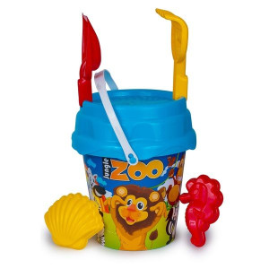 Набор для песочницы Burak Toys Neptun, ведерко с аксессуарами