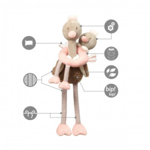 Набор игрушек BabyOno Ostrich McKnox Family, 2 шт.