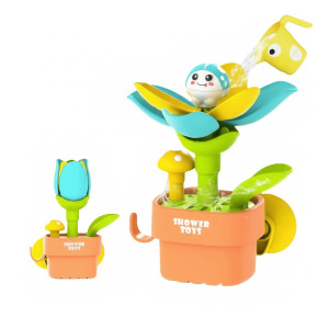 Игрушка для купания Shower Toys Цветочный горшок, на присоске