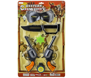 Набор ковбоя 45177, маска и оружие