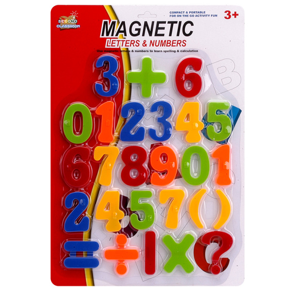 Набор магнитный цифр Secono Magnetic, большие, 26 шт.