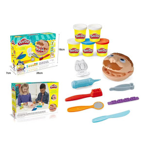 Игровой набор Play-Doh Стоматолог, масса для лепки, 5 цветов