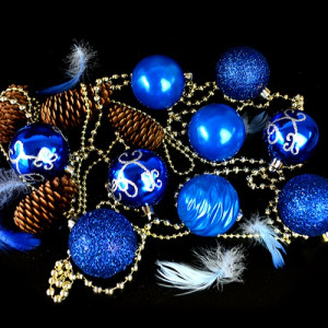 Набор елочных игрушек 8944-8947 Шарики, диаметр 6см, 16шт.