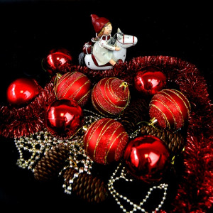 Набор елочных игрушек 88350-6 Шарики, диаметр 6 см, 30 шт.