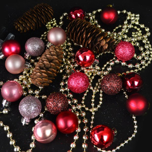 Набор елочных игрушек 9460P Шарики диаметр 6 см, 54 шт.