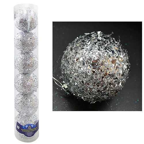 Набор елочных игрушек 88278 Шарики, размеры в ассортименте