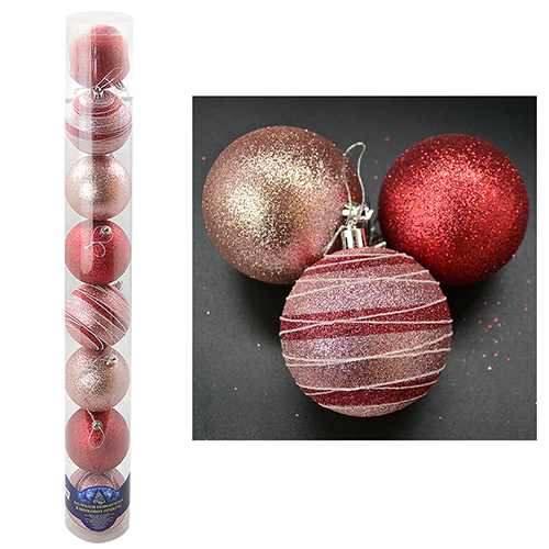 Набор елочных игрушек 88314 Шарики, размеры в ассортименте